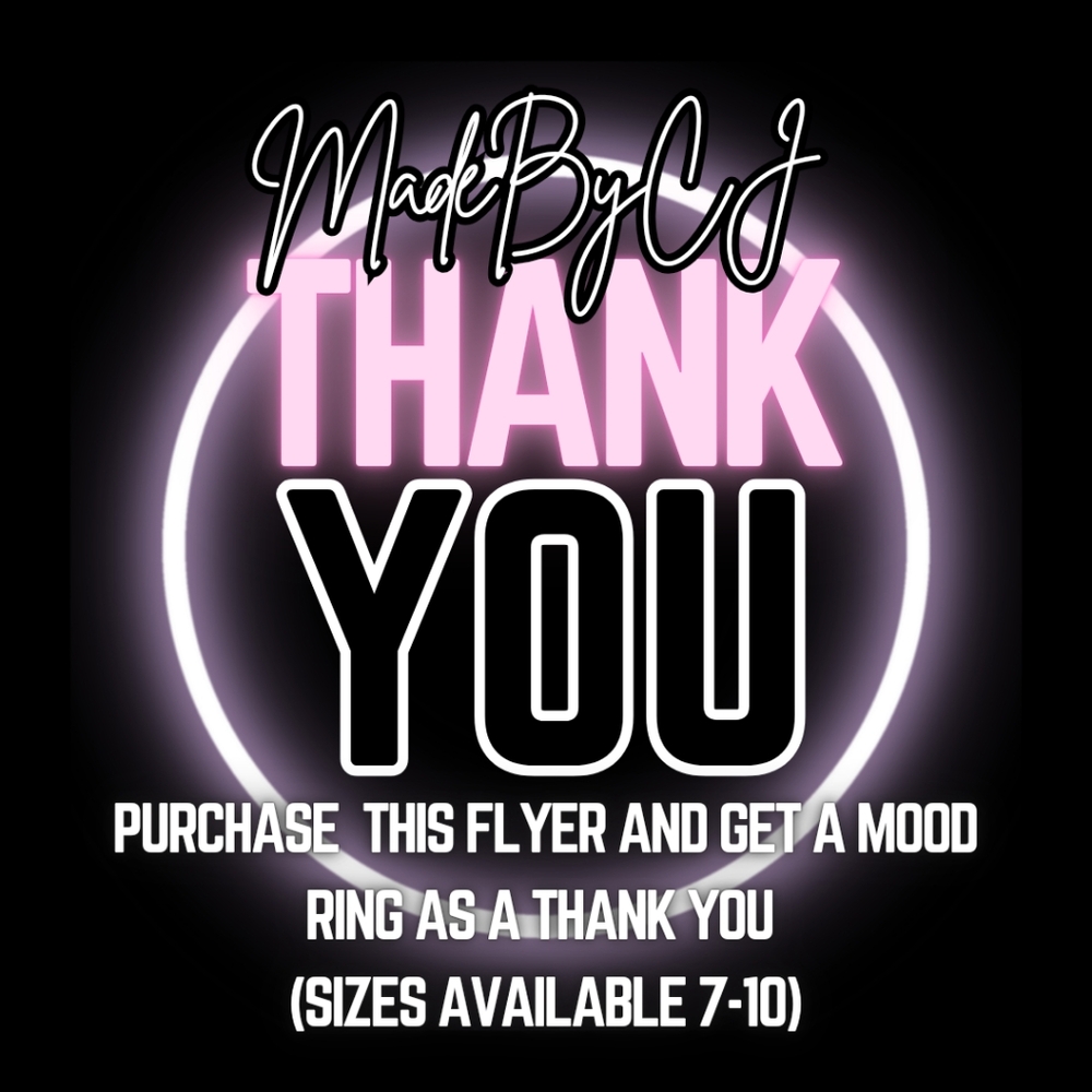 THANK YOU Posh Show Host Flyer MadeByCJ - Picture 2 of 4